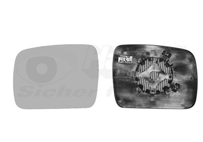 VAN WEZEL Spiegelglas, Außenspiegel