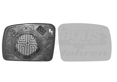 VAN WEZEL Spiegelglas, Außenspiegel