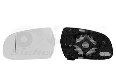 VAN WEZEL Spiegelglas, Außenspiegel