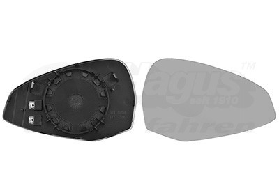 VAN WEZEL Spiegelglas, Außenspiegel