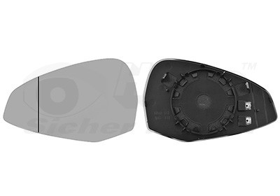 VAN WEZEL Spiegelglas, Außenspiegel