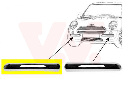 VAN WEZEL Zier-/Schutzleiste, Stoßfänger