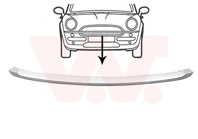 VAN WEZEL Zier-/Schutzleiste, Stoßfänger