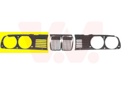 VAN WEZEL Kühlergitter