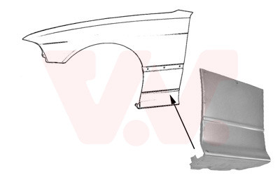 VAN WEZEL Kotflügel