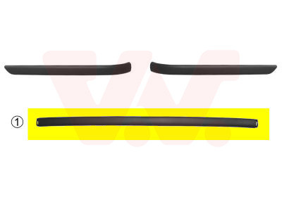 VAN WEZEL Zier-/Schutzleiste, Stoßfänger