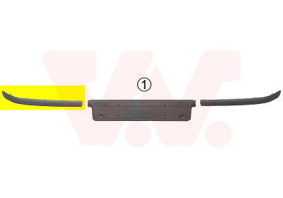 VAN WEZEL Zier-/Schutzleiste, Stoßfänger