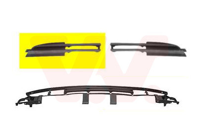 VAN WEZEL Lüftungsgitter, Stoßfänger