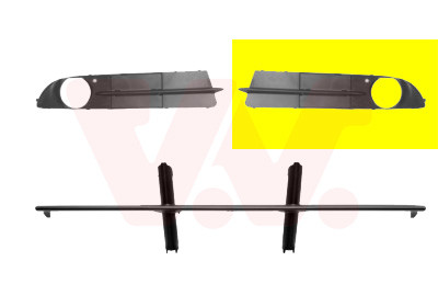 VAN WEZEL Lüftungsgitter, Stoßfänger