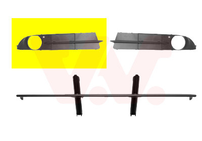 VAN WEZEL Lüftungsgitter, Stoßfänger