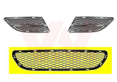 VAN WEZEL Lüftungsgitter, Stoßfänger