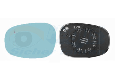 VAN WEZEL Spiegelglas, Außenspiegel