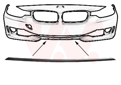 VAN WEZEL Zier-/Schutzleiste, Stoßfänger