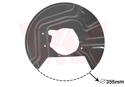 VAN WEZEL Spritzblech, Bremsscheibe