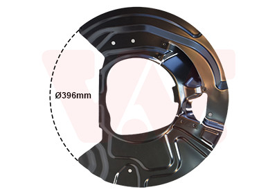 VAN WEZEL Spritzblech, Bremsscheibe