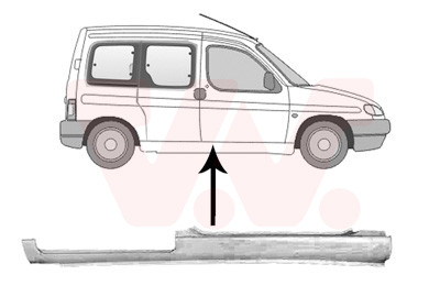 VAN WEZEL Einstiegblech
