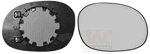 VAN WEZEL Spiegelglas, Außenspiegel