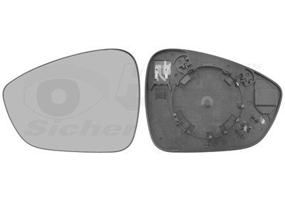 VAN WEZEL Spiegelglas, Außenspiegel