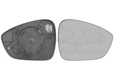 VAN WEZEL Spiegelglas, Außenspiegel