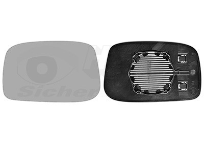 VAN WEZEL Spiegelglas, Außenspiegel