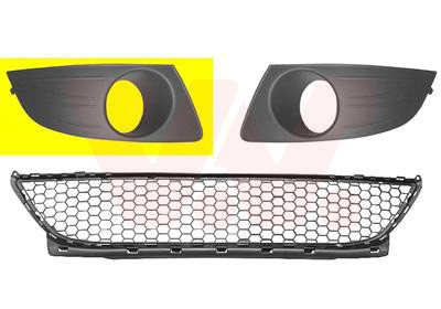 VAN WEZEL Lüftungsgitter, Stoßfänger