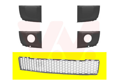 VAN WEZEL Lüftungsgitter, Stoßfänger