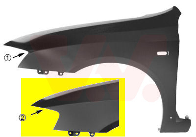 VAN WEZEL Kotflügel