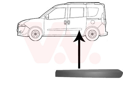 VAN WEZEL Zier-/Schutzleiste, Tür