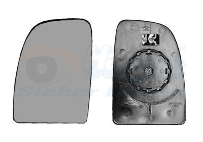 VAN WEZEL Spiegelglas, Außenspiegel