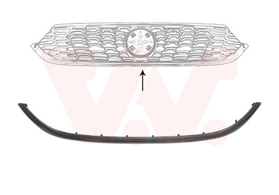 VAN WEZEL Zier-/Schutzleiste, Kühlergitter
