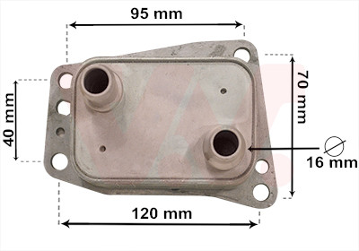 VAN WEZEL Ölkühler, Motoröl