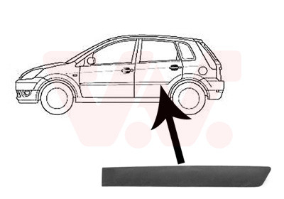 VAN WEZEL Zier-/Schutzleiste, Tür