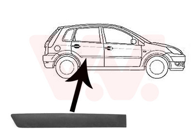 VAN WEZEL Zier-/Schutzleiste, Tür