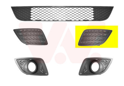 VAN WEZEL Lüftungsgitter, Stoßfänger