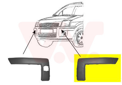 VAN WEZEL Blende, Stoßfänger