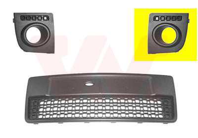 VAN WEZEL Lüftungsgitter, Stoßfänger