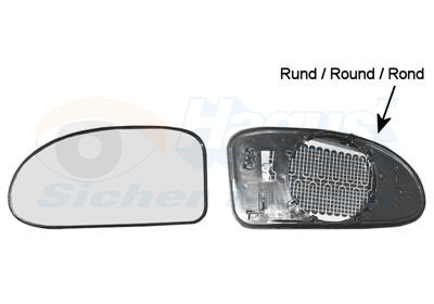 VAN WEZEL Spiegelglas, Außenspiegel