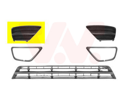 VAN WEZEL Lüftungsgitter, Stoßfänger