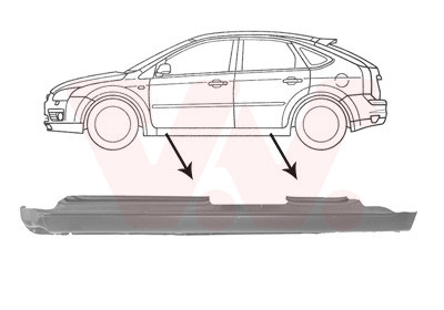 VAN WEZEL Einstiegblech