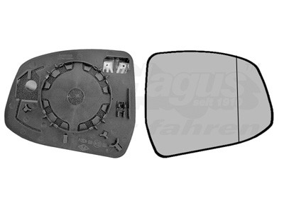 VAN WEZEL Spiegelglas, Außenspiegel