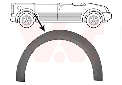 VAN WEZEL Verbreiterung, Kotflügel