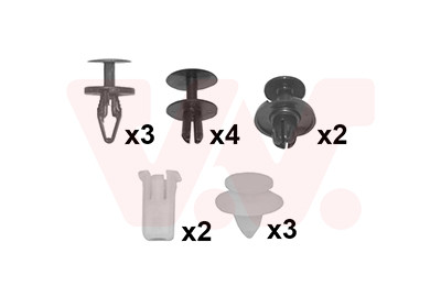 VAN WEZEL Montagesatz, Kotflügel