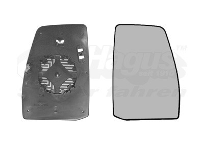 VAN WEZEL Spiegelglas, Außenspiegel