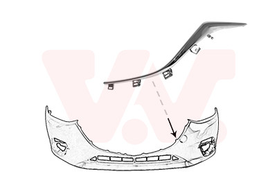VAN WEZEL Blende, Stoßfänger