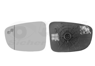 VAN WEZEL Spiegelglas, Außenspiegel