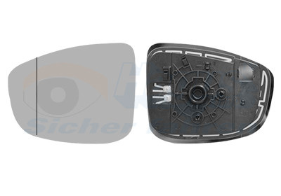 VAN WEZEL Spiegelglas, Außenspiegel