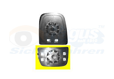 VAN WEZEL Spiegelglas, Außenspiegel