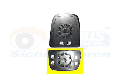 VAN WEZEL Spiegelglas, Außenspiegel