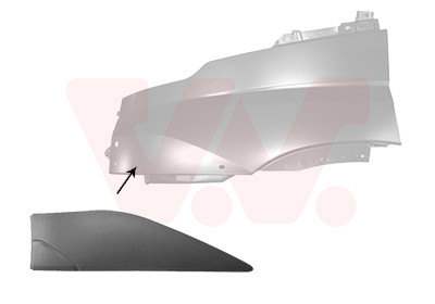 VAN WEZEL Zier-/Schutzleiste, Kotflügel