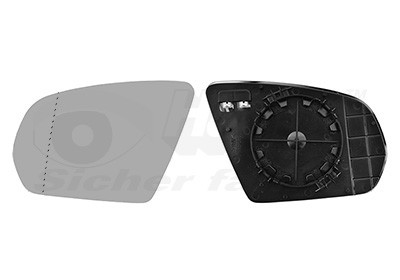 VAN WEZEL Spiegelglas, Außenspiegel